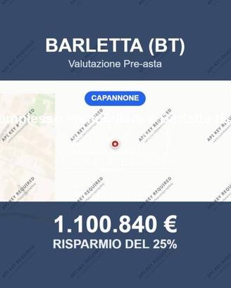 Immobile in asta di 2900 m² a Barletta