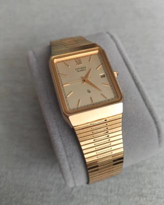 Citizen Tank Vintage numeri romani Dorato al quarz