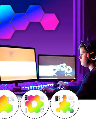 strisce e lampade per gaming room videogiochi