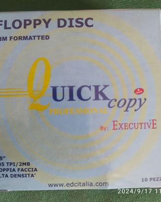 FLOPPY DISC IBM FORMATTED 3,5\" 135TPI/2MB DOPPIA