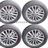 4 CERCHI e gomme TOYOTA VERSO lega 16°