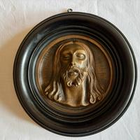 BASSORILIEVO ARTISTICO VOLTO DI CRISTO