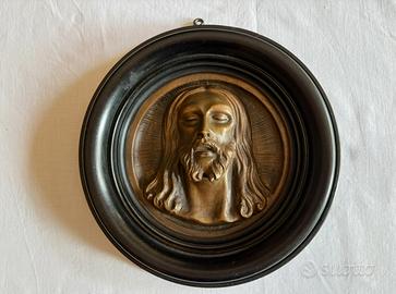 BASSORILIEVO ARTISTICO VOLTO DI CRISTO