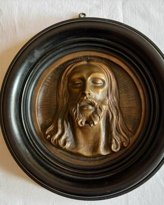 BASSORILIEVO ARTISTICO VOLTO DI CRISTO