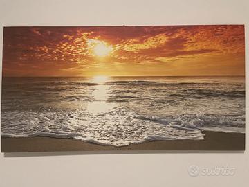 Quadro tramonto mare