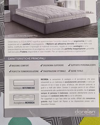 materasso DORELAN 160x200