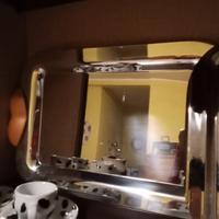 set di n. 2 vassoi in acciaio 