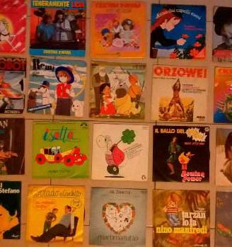 Dischi 45 Sigle Cartoni animati in TV anni 70 80