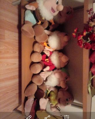 Collezione 7 nani disney peluches