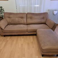 Divano tre posti con penisola mobile - come nuovo