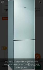 Frigorifero Siemens libera istallazione KG36NVIEC