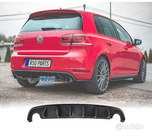 DIFFUSORE VOLKSWAGEN VW GOLF 6 LOOK GTI USCITA DA 