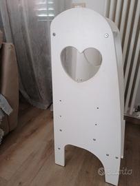 Torre montessoriana regolabile Movie Legno bianco