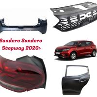 DACIA SANDERO STEPWAY frontale cofano parafango