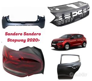 DACIA SANDERO STEPWAY frontale cofano parafango