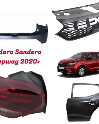 DACIA SANDERO STEPWAY frontale cofano parafango