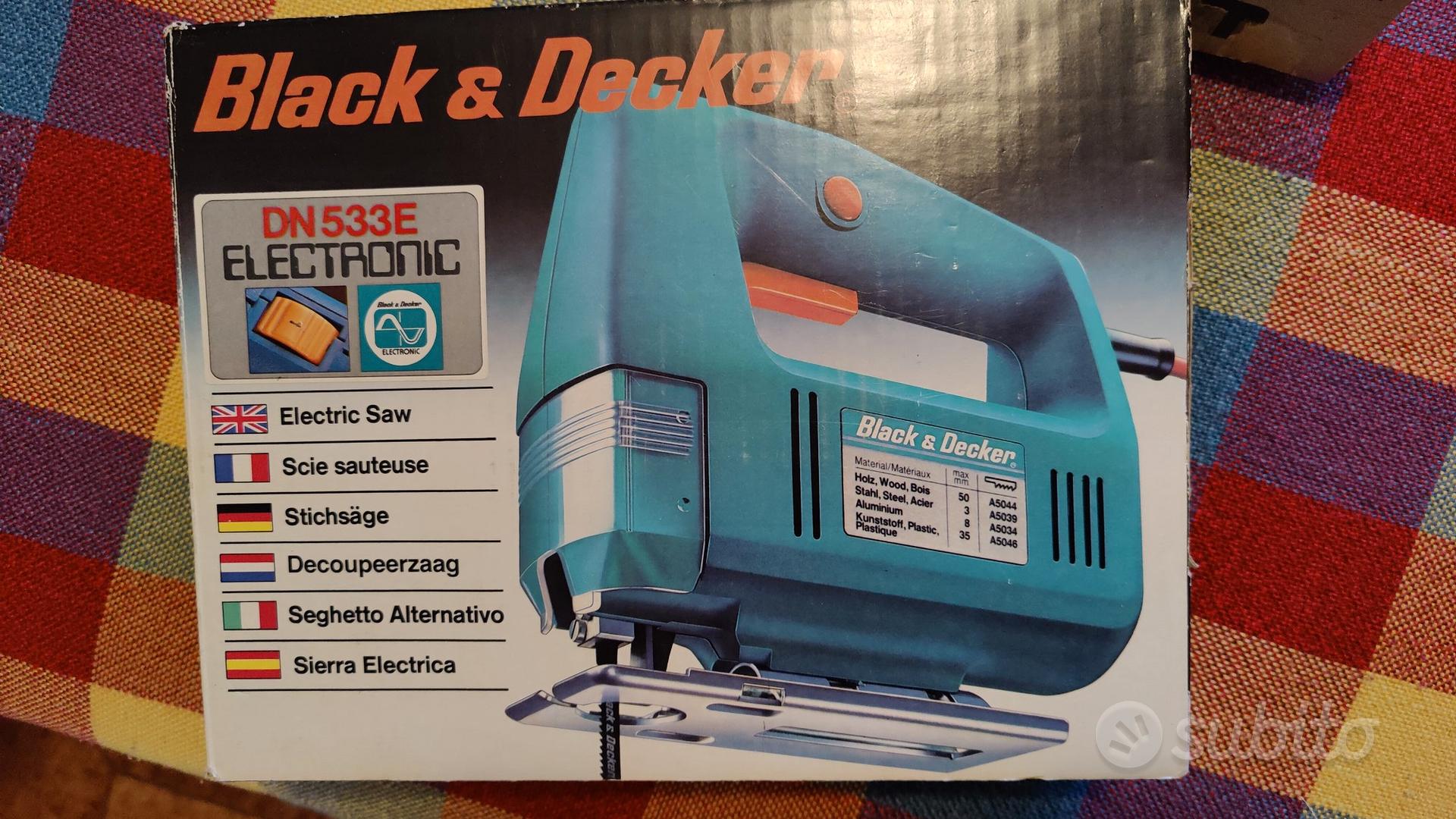 SEGHETTO ALTERNATIVO BLACK & decker BD531 330W EUR 35,00 - PicClick IT