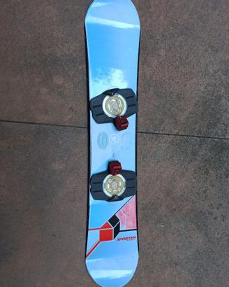Snowboard Sporten 126 cm con attacchi