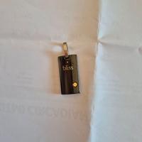 ciondolo acciaio/oro "bliss"