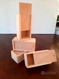 Scatoline in legno di Tiglio Mod. 2