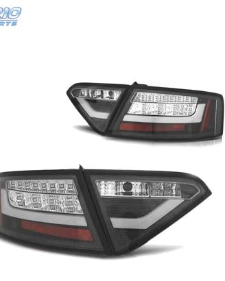 FANALI A LED BAR NERI AUDI A5 07-11