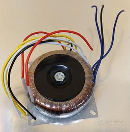 trasformatore 200w 28+28volt 12+12volt 12volt