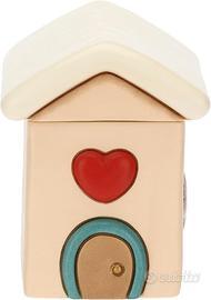 THUN - Scatola a Forma di Casetta in Ceramica