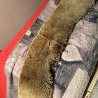 Collo in pelliccia di volpe 50cm con bottoni