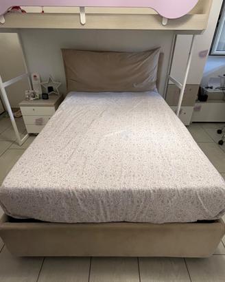 Letto contenitore una piazza e mezza