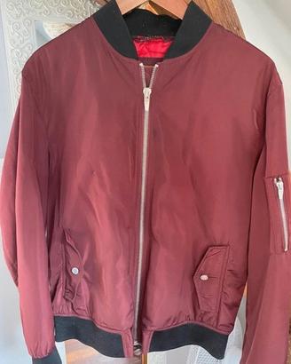 Bomber Zara color borgogna taglia L