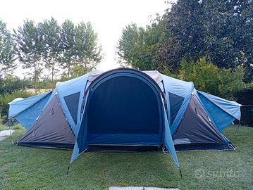 Tenda da campeggio 2 camere 4 persone