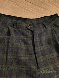 Pantaloni a quadri scozzesi donna