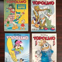 Lotto 4 Fumetti TOPOLINO Libretto Originali