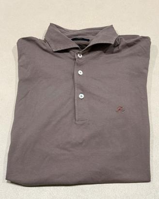 Polo Fay color fango XL