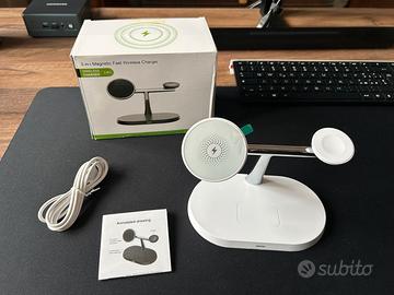 Caricatore wireless MagSafe + Apple Watch + Air Po