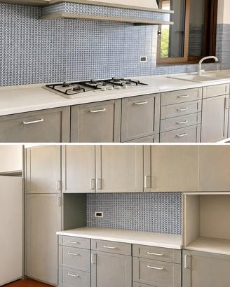 cucina doppio lato