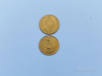 7 Monete d'oro messicane 