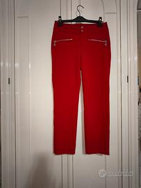 Pantaloni Fiorella Rubino donna rosso 🔥