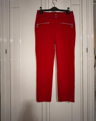 Pantaloni Fiorella Rubino donna rosso 🔥