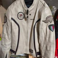 giubbetto moto in pelle bering