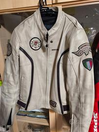 giubbetto moto in pelle bering