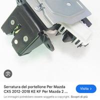 Serratura  portellone per Mazda cx5 del 2015