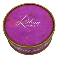 Scatola di Cipria Vintage Roulain Paris France