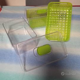 2 vaschette per alimenti 