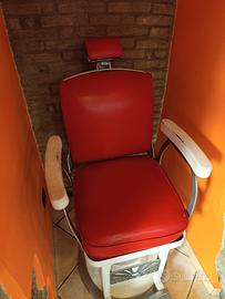 poltrona barbiere vintage