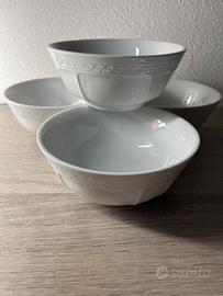 Set 4 ciotole in porcellana Andrea Fontebasso 1760