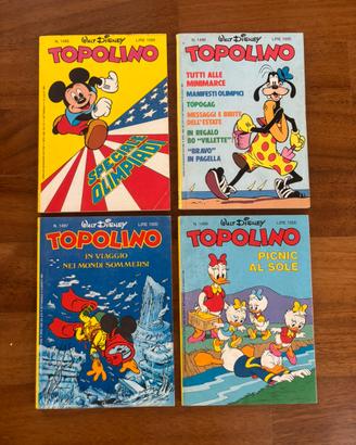 Topolino N.1495-1496-1497-1497-1499