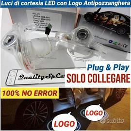Proiettori LED Logo VOLKSWAGEN Golf 5 Luci Cortesi