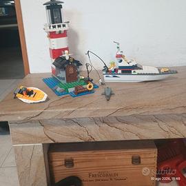 Lego set faro + barca