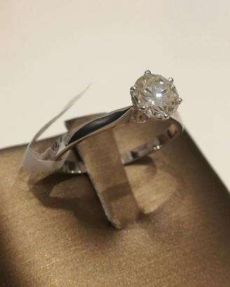 Anelli solitario oro diamanti vari modelli